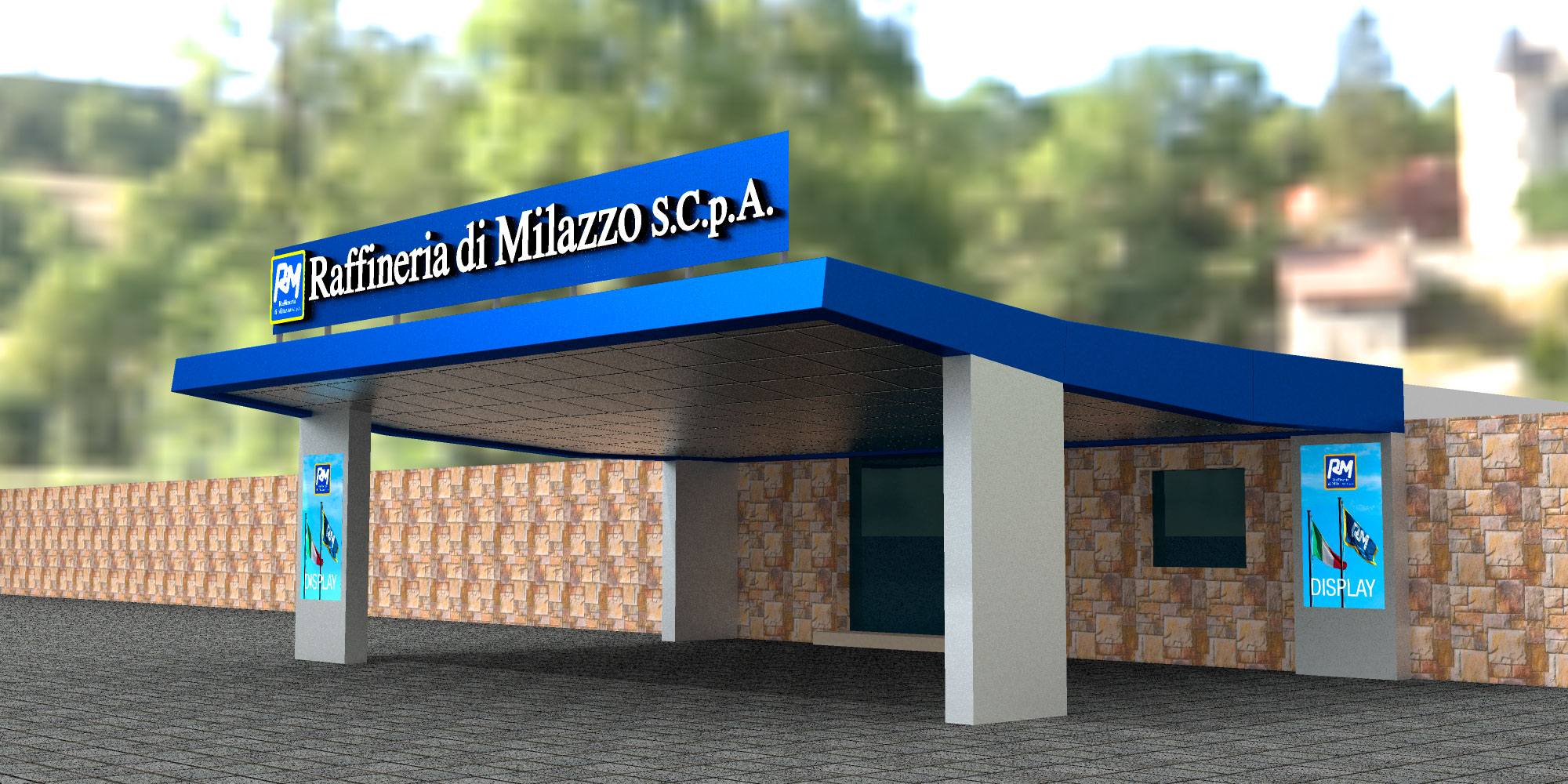 Raffineria di Milazzo – Pensilina